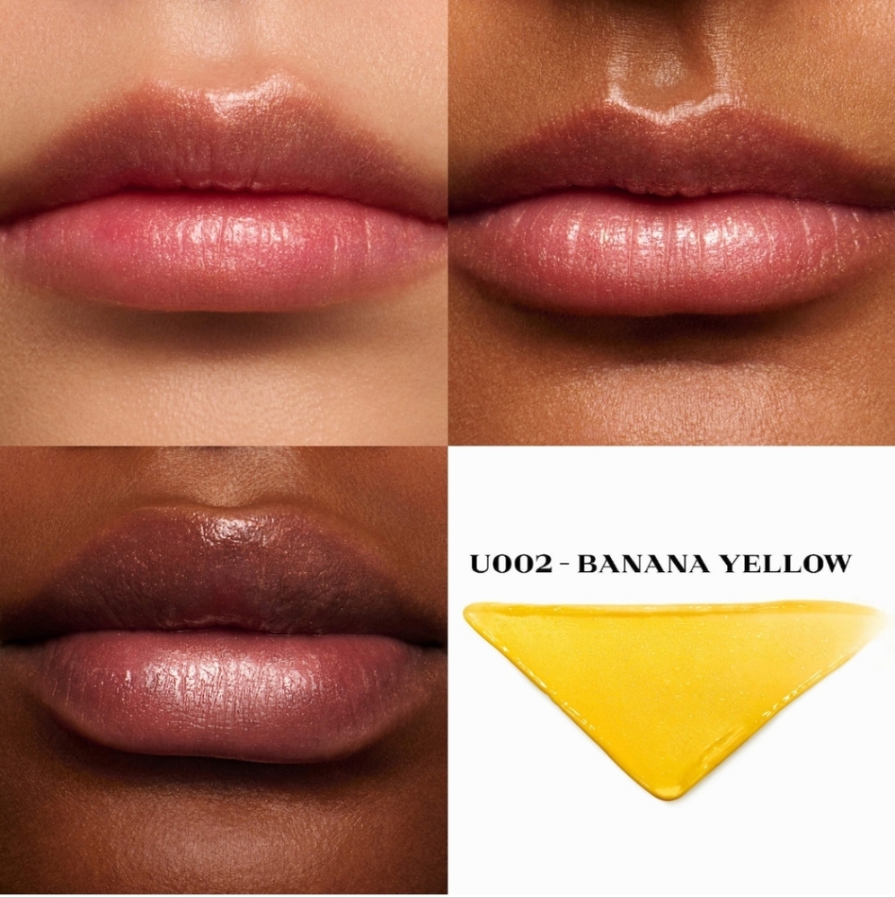 Prada Blushing Care lip balm Color U002 BANANA YELLOW. - Picture 2 of 5